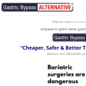 Gastric Bypass Alternative Reviews