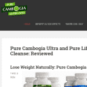 Pure Cambogia Ultra Info Reviews