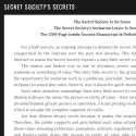 Secret Societys Secrets Reviews